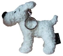 Tintin's dog snowy at plush key chain