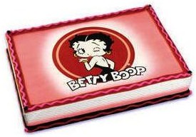Betty Boop Edible image cake Topper