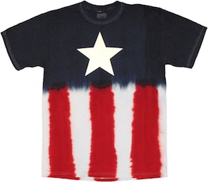 Captain America Tie Dye T-Shirt