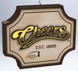 Cheers Sign Ornament