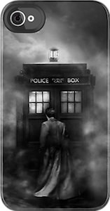 Doctor Who & Tardis In The Mist iPhone And iPod Touch Case