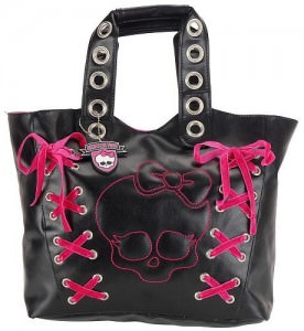 Monster High Lace-Up Tote Bag