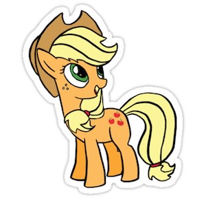 My Little Pony AppleJack Sticker