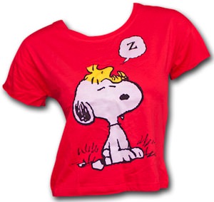 Peanuts Sleeping Woodstock And Snoopy T-Shirt