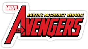 Marvel The Avengers Logo Sticker