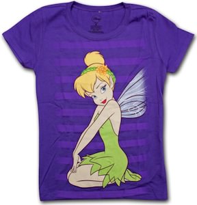 Purple Tinker Bell Girls T-Shirt