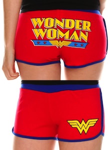 Wonder Woman Red Booty Shorts