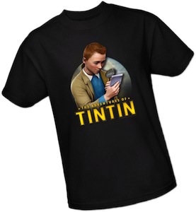 Tintin Looking For Answers Kids T-Shirt