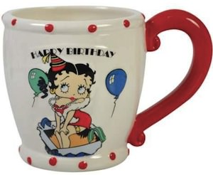 Betty Boop Happy Birthday mug