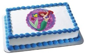 The Little Mermaid edible Cake topper