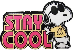 Snoopy Stay Cool Sticker