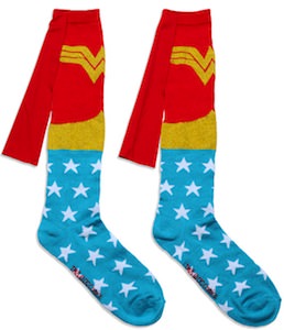 Wonder Woman Caped Socks