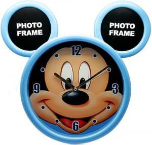 Mickey Mouse Wall Clock Photo Frame