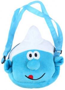 Smurfs Zipper Plush Bag