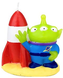 Toy Story Green Alien Birthday Candle