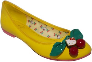 Hello Kitty Yellow Ballerina Flats