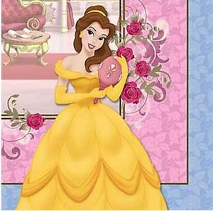 Princess Belle Party Napkins