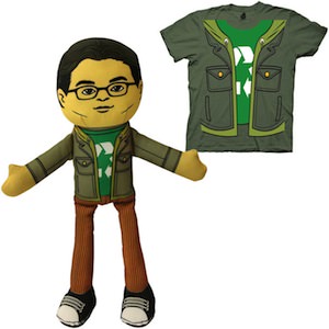 The Big Bang Theory Leonard Hofstadter Plush With Matching T-Shirt