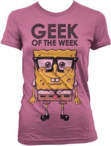 SpongeBob Squarepants Geek Of The Week T-Shirt
