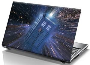 Doctor Who 15'6 Inch Tardis Laptop Skin Decal