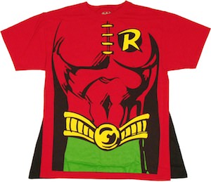 Robin Costume T-Shirt With Cape