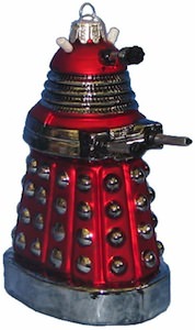 Red Dalek Christmas Ornament