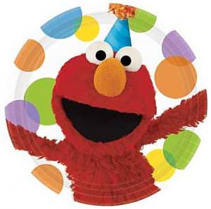 Sesame Street Elmo Dinner Plates