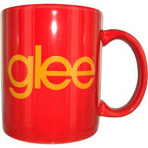 Glee name mug with the Glee logo