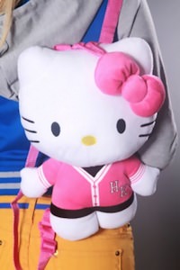 Hello Kitty Plush Backpack