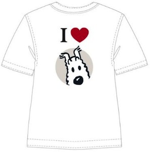 Tintin I Love Snowy T-Shirt