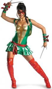 TMNT - Sexy Raphael (Red) Deluxe Adult Costume
