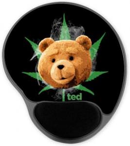 Ted Pot Leaf Mousepad