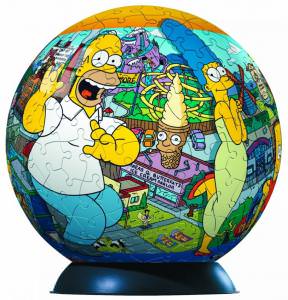 The Simpsons Jigsaw Puzzle Ball