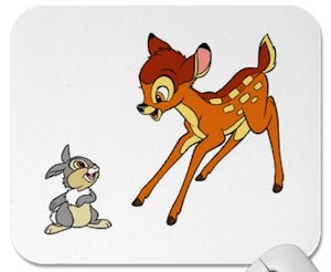 Disney Bambi And Thumper Mousepad