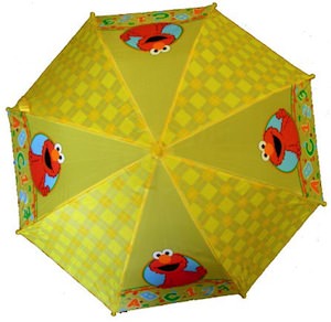 Sesame Street Yellow  Elmo Umbrella