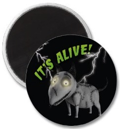 Frankenweenie Sparky It's Alive Magnet