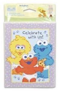 Sesame Street Invitations And Thankyou Notes