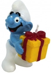 The Smurfs Birthday Candle