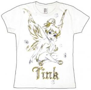 Disney Tinkerbell Glitter Sketch T-Shirt