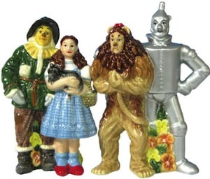 Wizard Of Oz Salt And Pepper Shaker Set