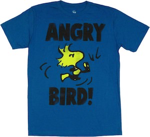 Peanuts Angry Bird Woodstock T-Shirt