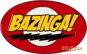 The Big Bang Theory Bazinga Logo Belt Buckle