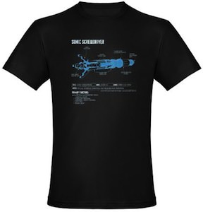 Doctor Who Sonic Screwdriver T-Shirt