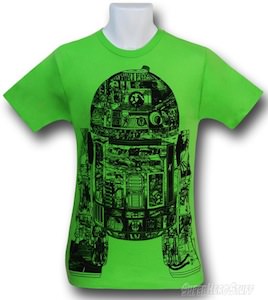 Star Wars Lime Green R2-D2 T-Shirt