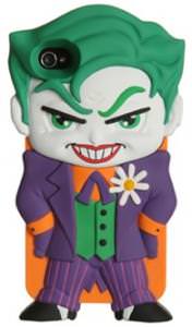 DC Comics Batman Joker Chara-Cover iPhone 4/4S Rubberized Hard Phone Case
