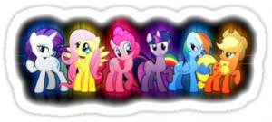 My Little Pony Mane Six Sticker Decals