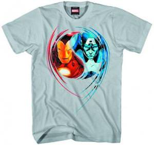 Captain America And Iron Man T-Shirt