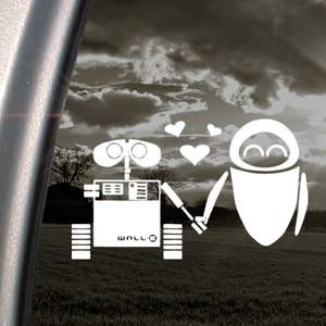 Wall-E And Eve Window Decal