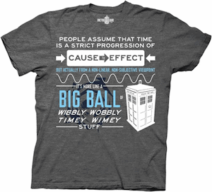 Doctor Who Explains Time T-Shirt