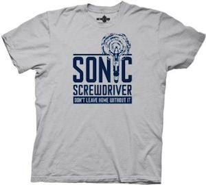 Doctor Who Sonic Screwdriver Don't Leave Home Without It T-Shirt